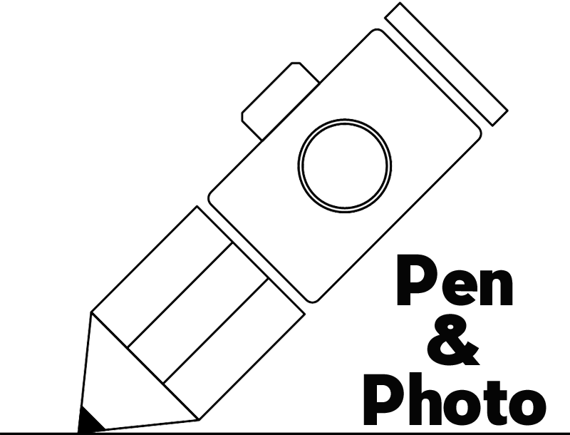 ペンと写真のロゴ